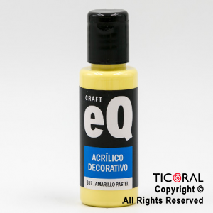 ACRIL.DECOR.EQ 307 AMARILLO PASTEL 50ML X 1